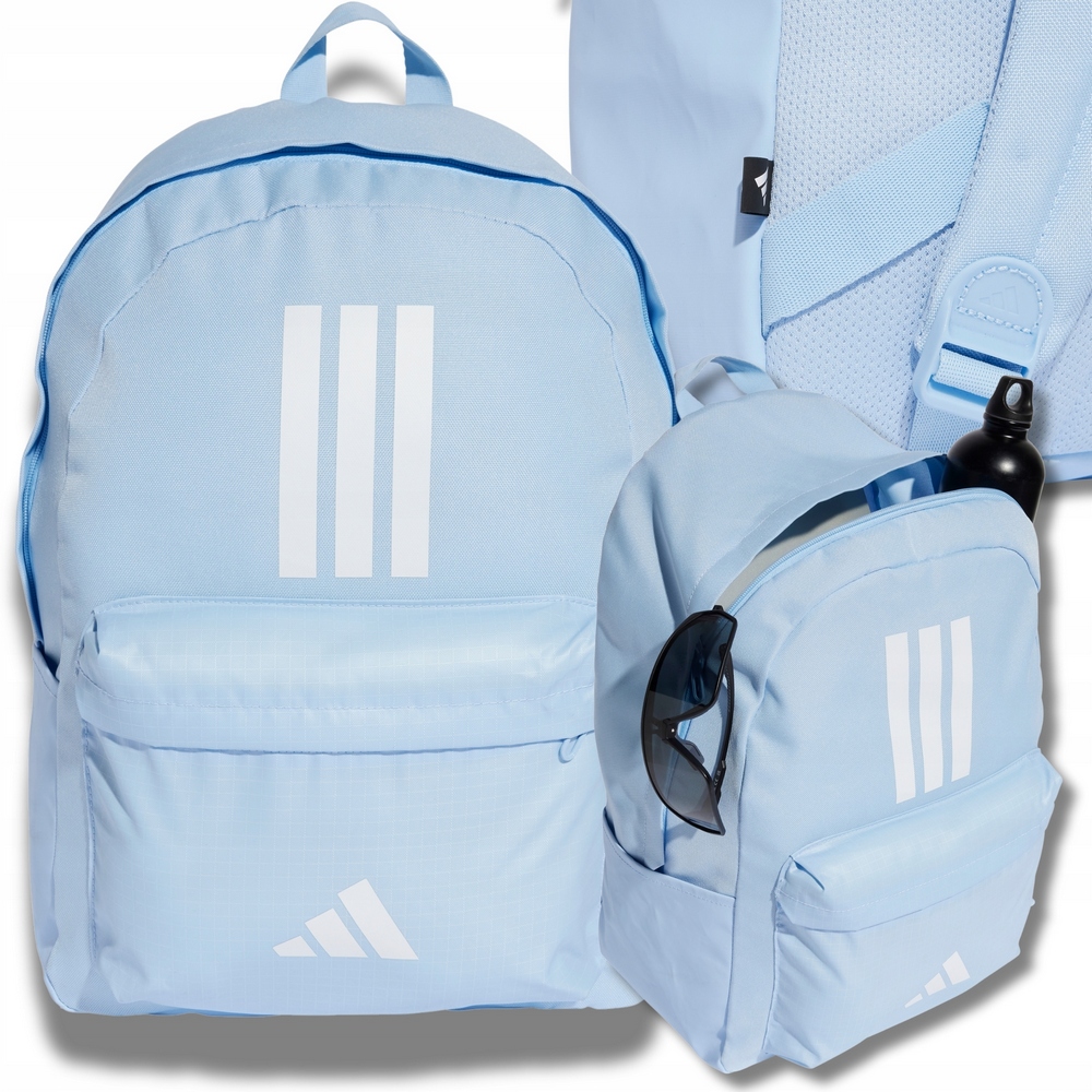 Adidas Classic Back To School 3-Stripes - Štýlový Modrý Batoh